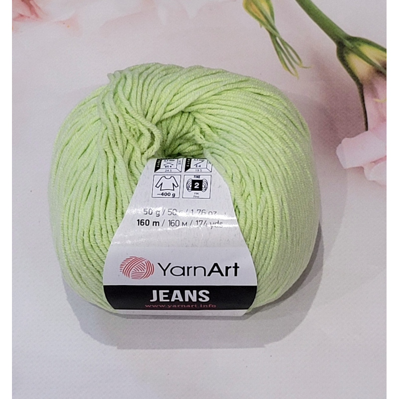 YarnArt Jeans 11св.салатовий