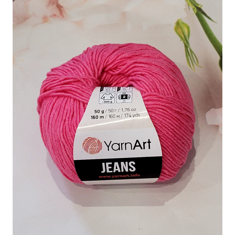 YarnArt Jeans 42 темно-рожевий YarnArt Jeans 42 темно-рожевий