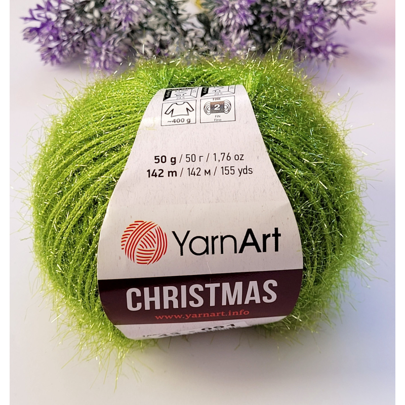 YarnArt Christmas 43 салатовий YarnArt Christmas 43 салатовий