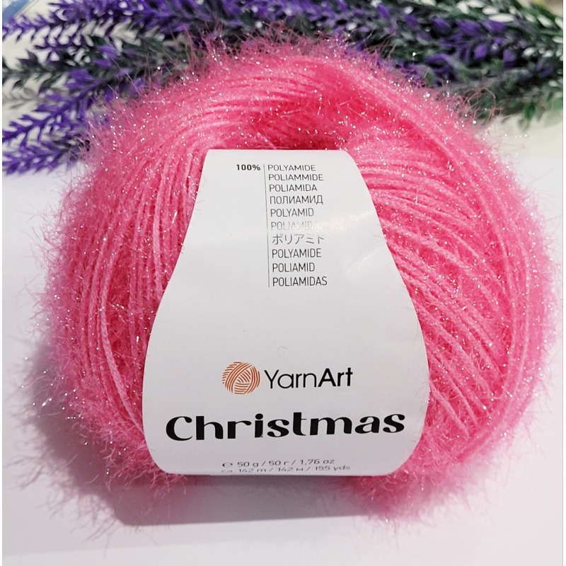 YarnArt Christmas № 09 яскраво рожевий YarnArt Christmas № 09 яскраво рожевий
