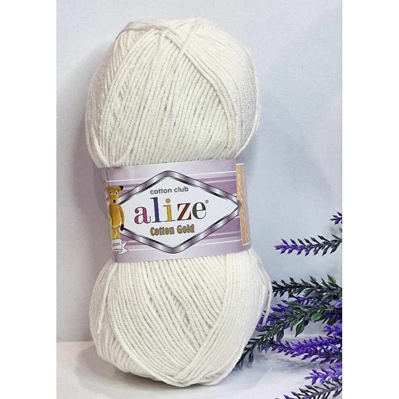 Alize Cotton Gold №62 молочний Alize Cotton Gold №62 молочний