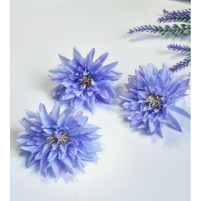 Бутон Хризантеми 7см блакитний
