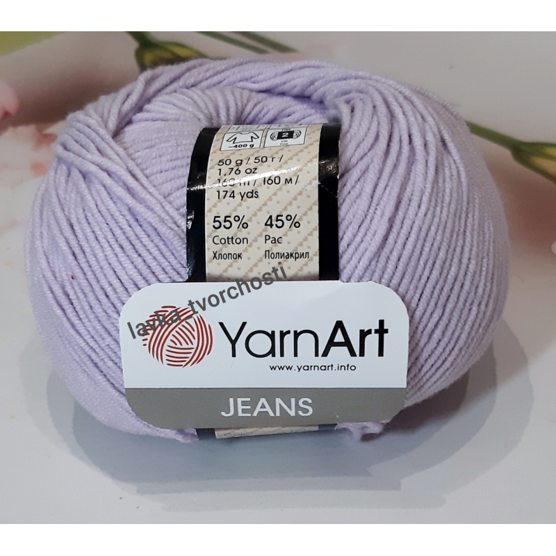 YarnArt Jeans №19-св. бузковий YarnArt Jeans №19-св. бузковий